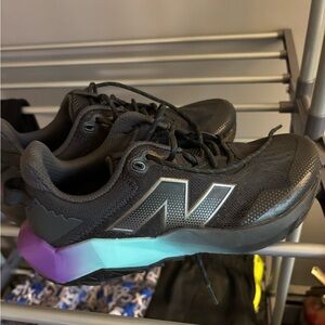 New Balance Black Sneakers with Gradient Sole
